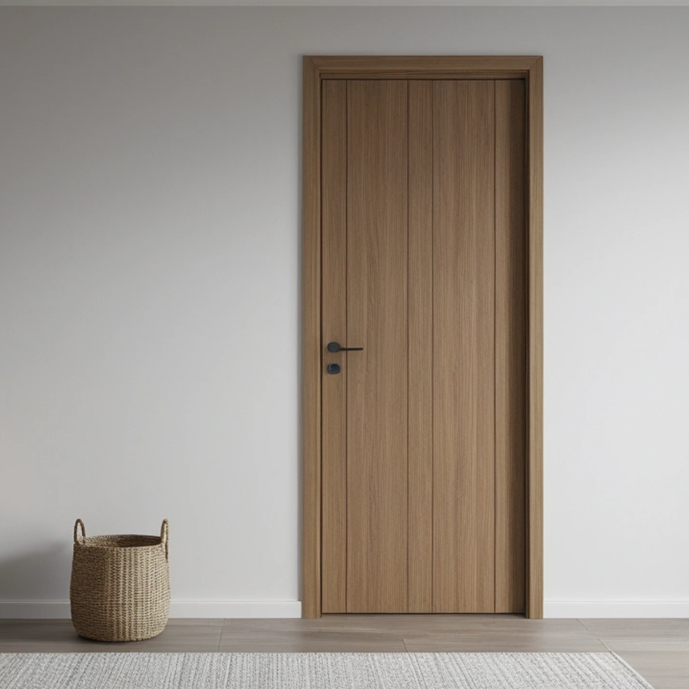 CỬA GỖ COMPOSITE PHỦ FILM PVC QN01 - Ảnh 3