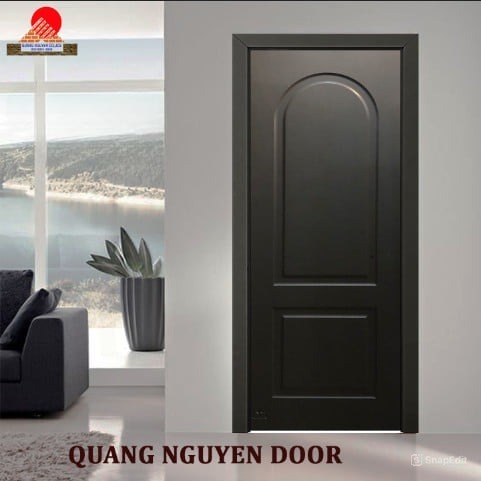 CỬA GỖ MDF PHỦ FILM PVC QN04 - Ảnh 2
