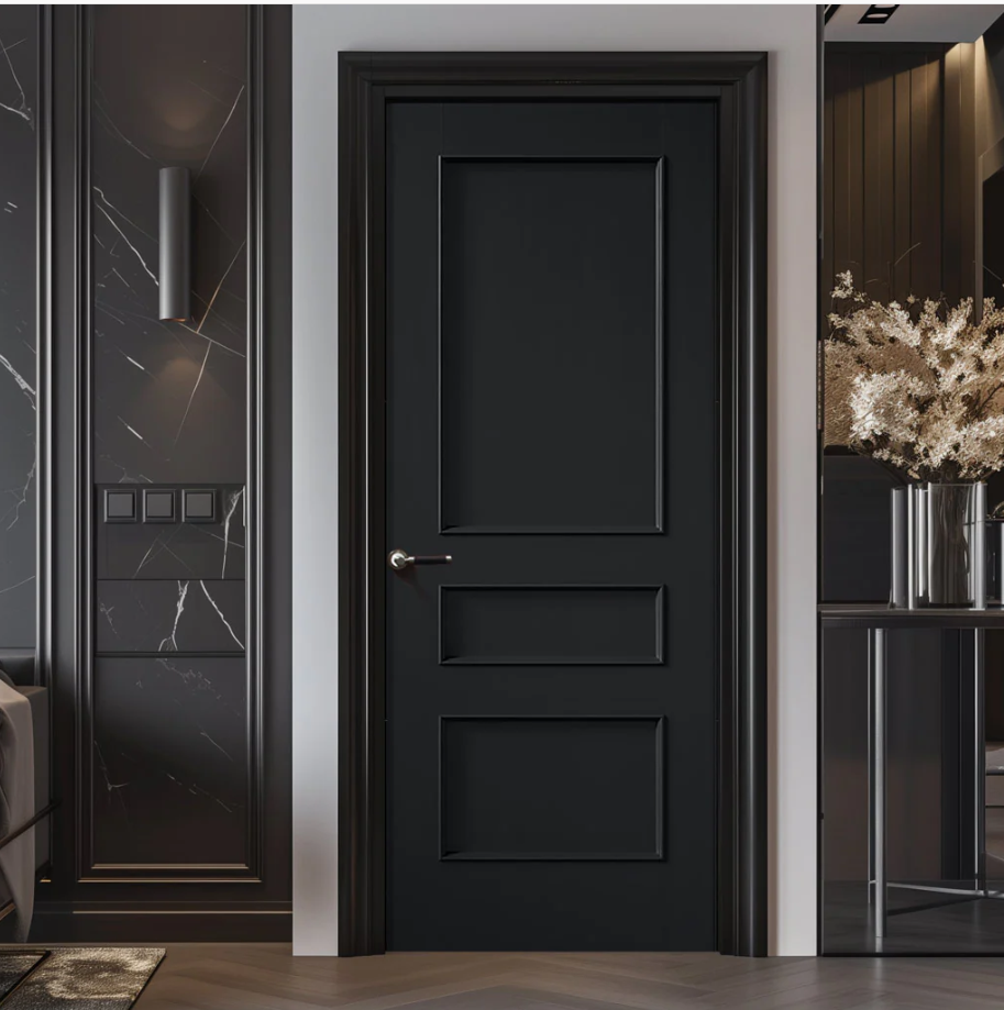 CỬA GỖ MDF PHỦ FILM PVC QN20 - Ảnh 2