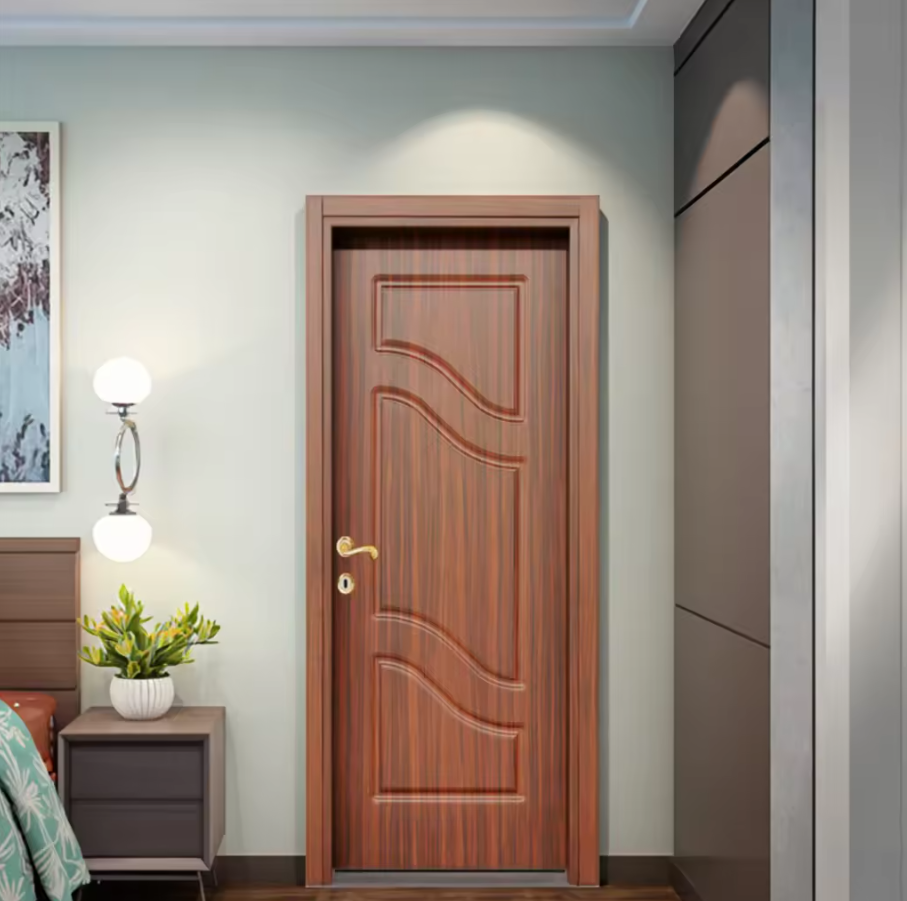 CỬA GỖ MDF PHỦ FILM PVC QN18 - Ảnh 2