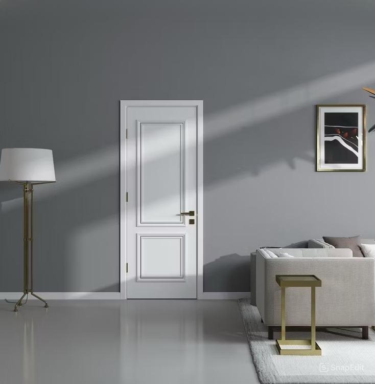 CỬA GỖ MDF PHỦ FILM PVC QN01 - Ảnh 3