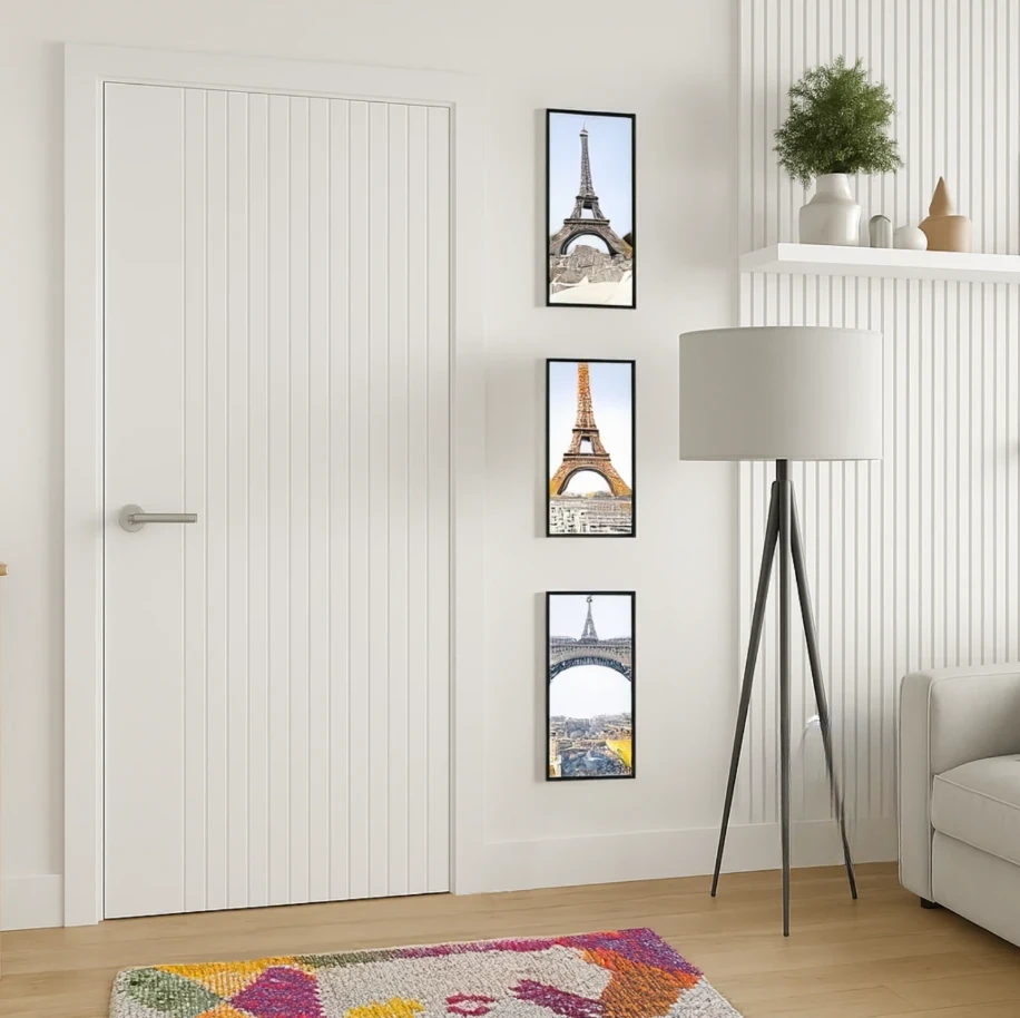 CỬA GỖ COMPOSITE PHỦ FILM PVC QN06 - Ảnh 4