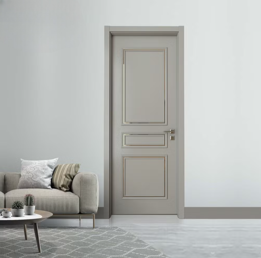 CỬA GỖ MDF PHỦ FILM PVC QN28 - Ảnh 3