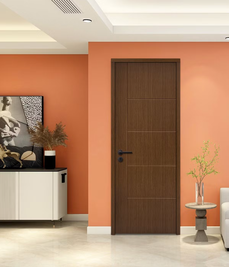 CỬA GỖ MDF PHỦ FILM PVC QN21 - Ảnh 3