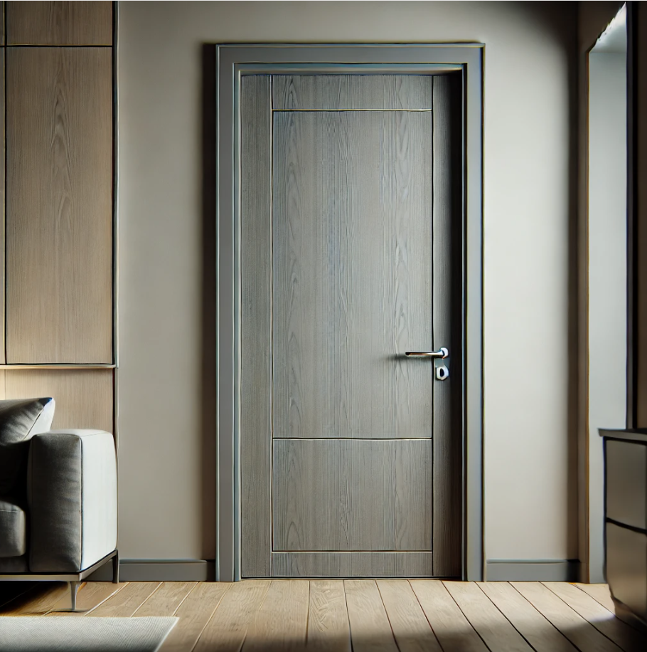 CỬA GỖ MDF PHỦ FILM PVC QN26 - Ảnh 4