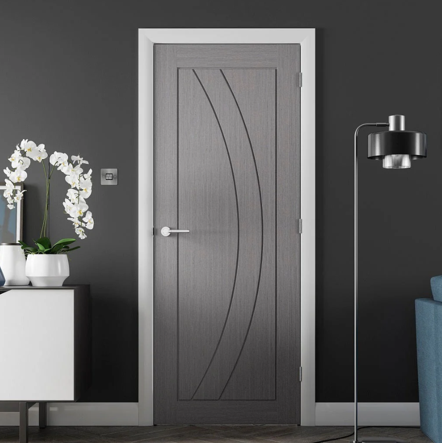 CỬA GỖ MDF PHỦ FILM PVC QN17 - Ảnh 3