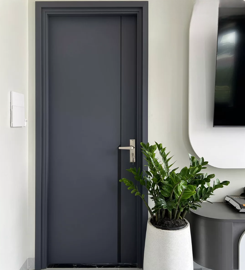 CỬA GỖ MDF PHỦ FILM PVC QN25 - Ảnh 3