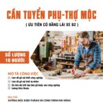 QUANG NGUYỄN TUYỂN DỤNG PHỤ – THỢ MỘC