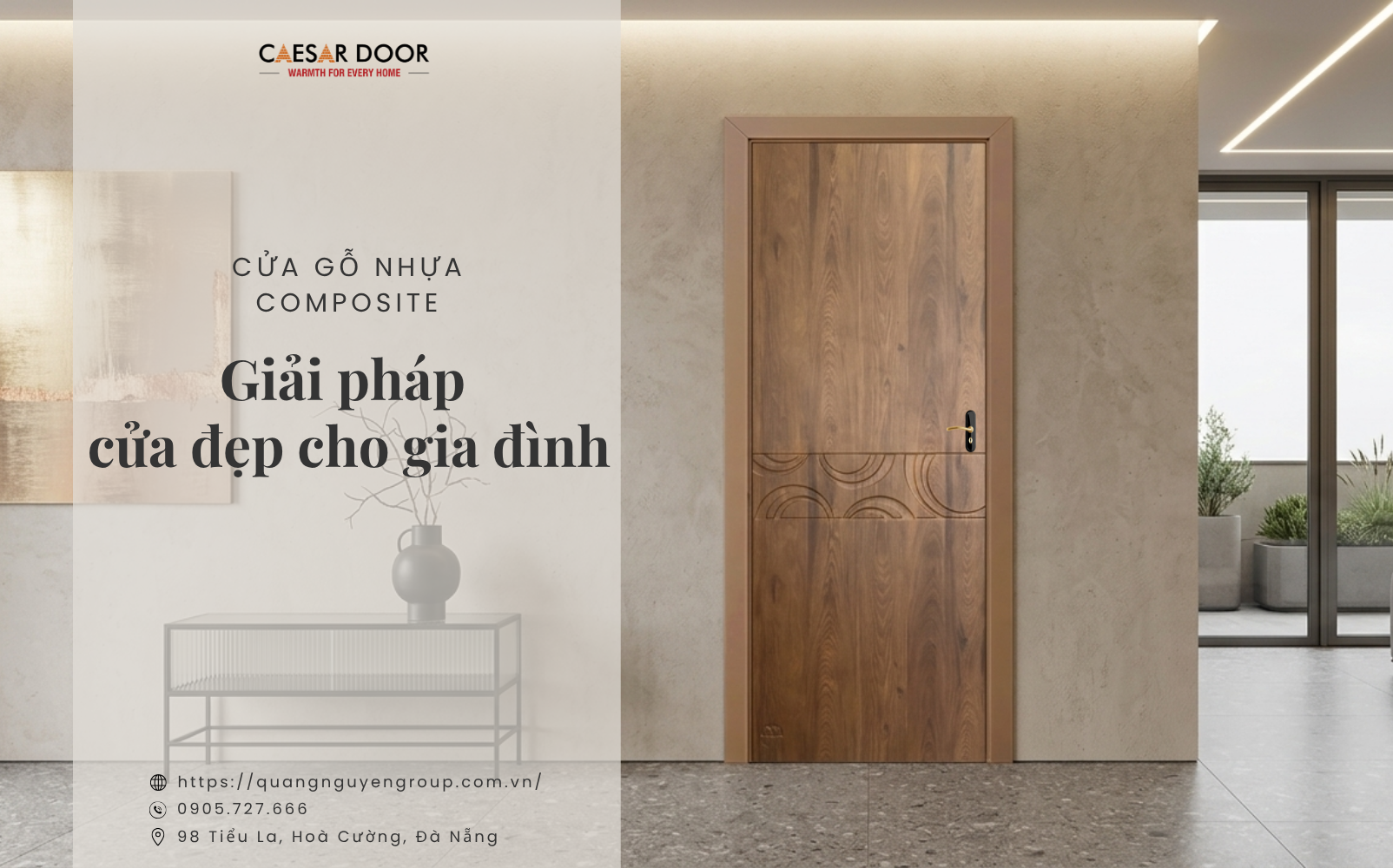 CỬA COMPOSITE – GIẢI PHÁP CỬA BỀN ĐẸP CHO MỌI KHÔNG GIAN SỐNG HIỆN ĐẠI