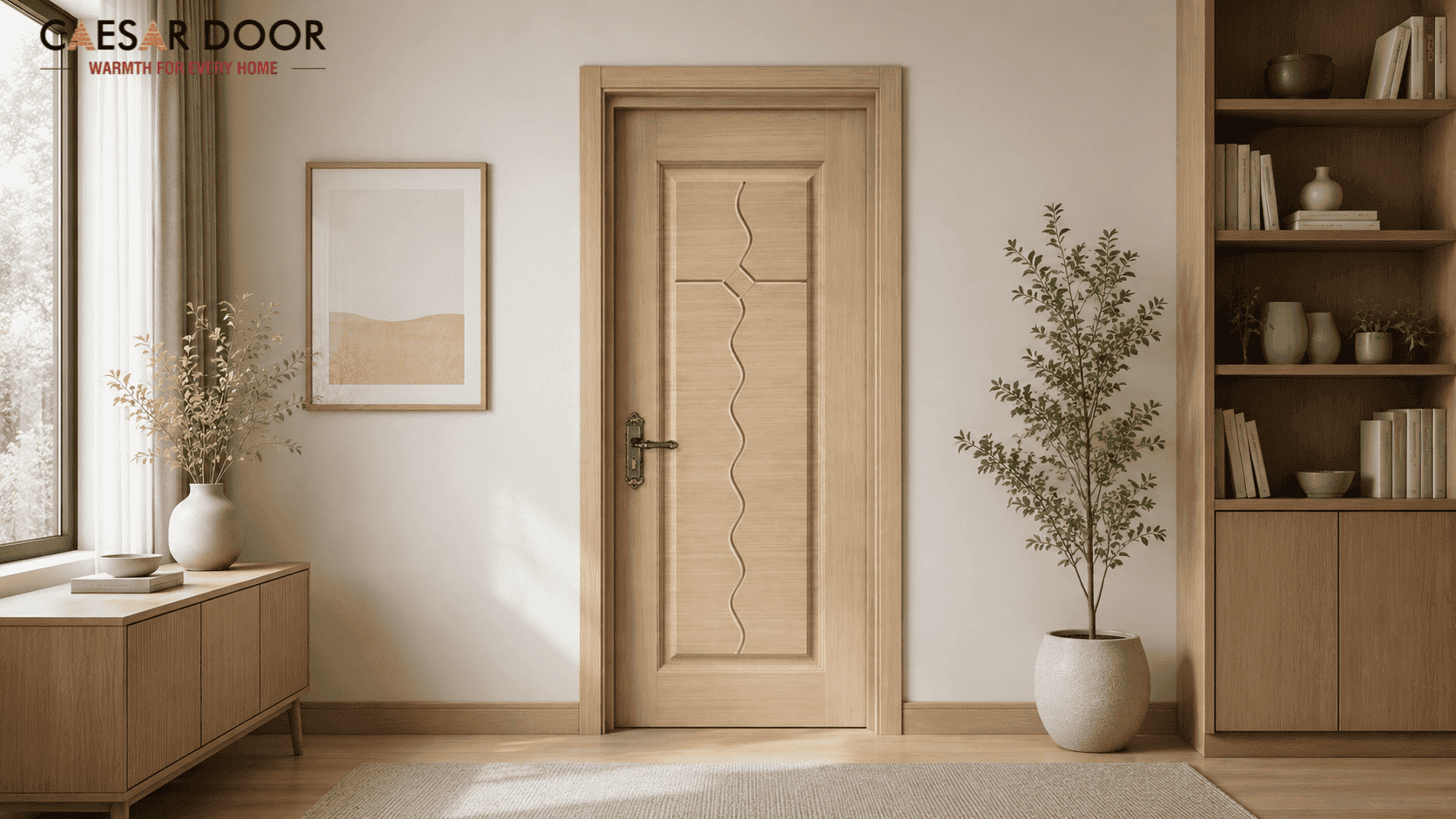 CỬA MDF PHỦ PVC QUANG NGUYỄN — ĐẸP KHÔNG CHỈ ĐỂ NHÌN, MÀ ĐỂ DÙNG THOẢI MÁI LÂU DÀI.