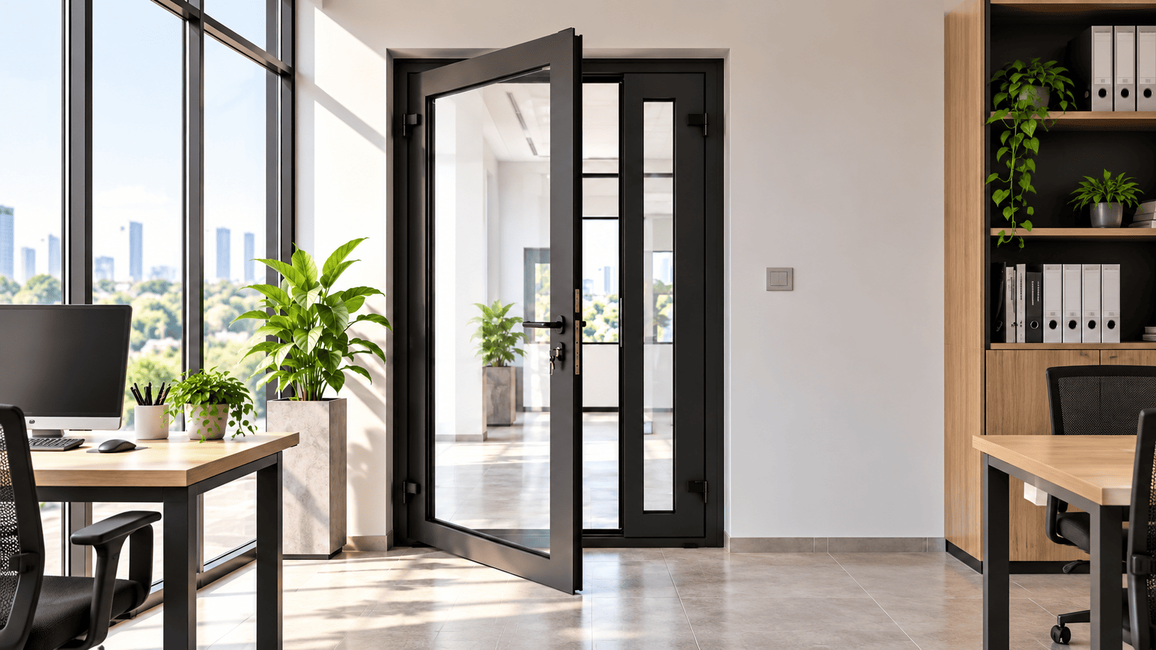 CỬA NHÔM CHO VĂN PHÒNG HIỆN ĐẠI – THIẾT KẾ THI CÔNG QUANG NGUYỄN