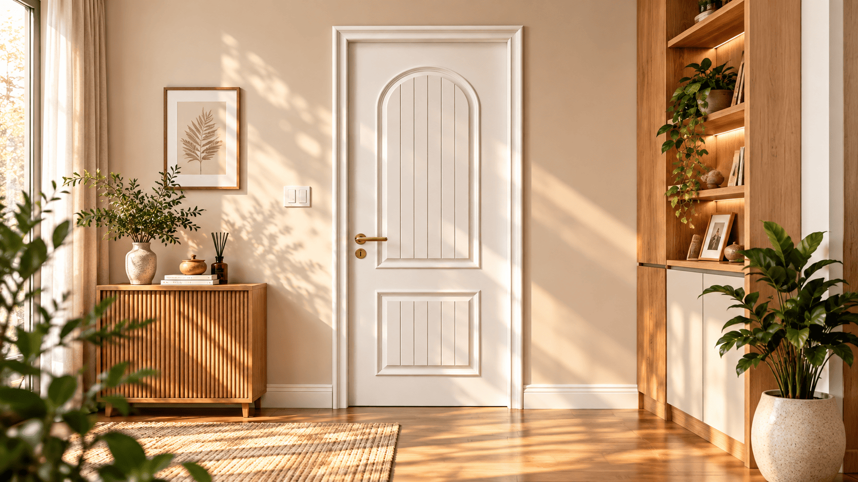 KIẾN TẠO ĐIỂM NHẤN NỘI THẤT – CỬA MDF PHỦ FILM PVC QUANG NGUYỄN